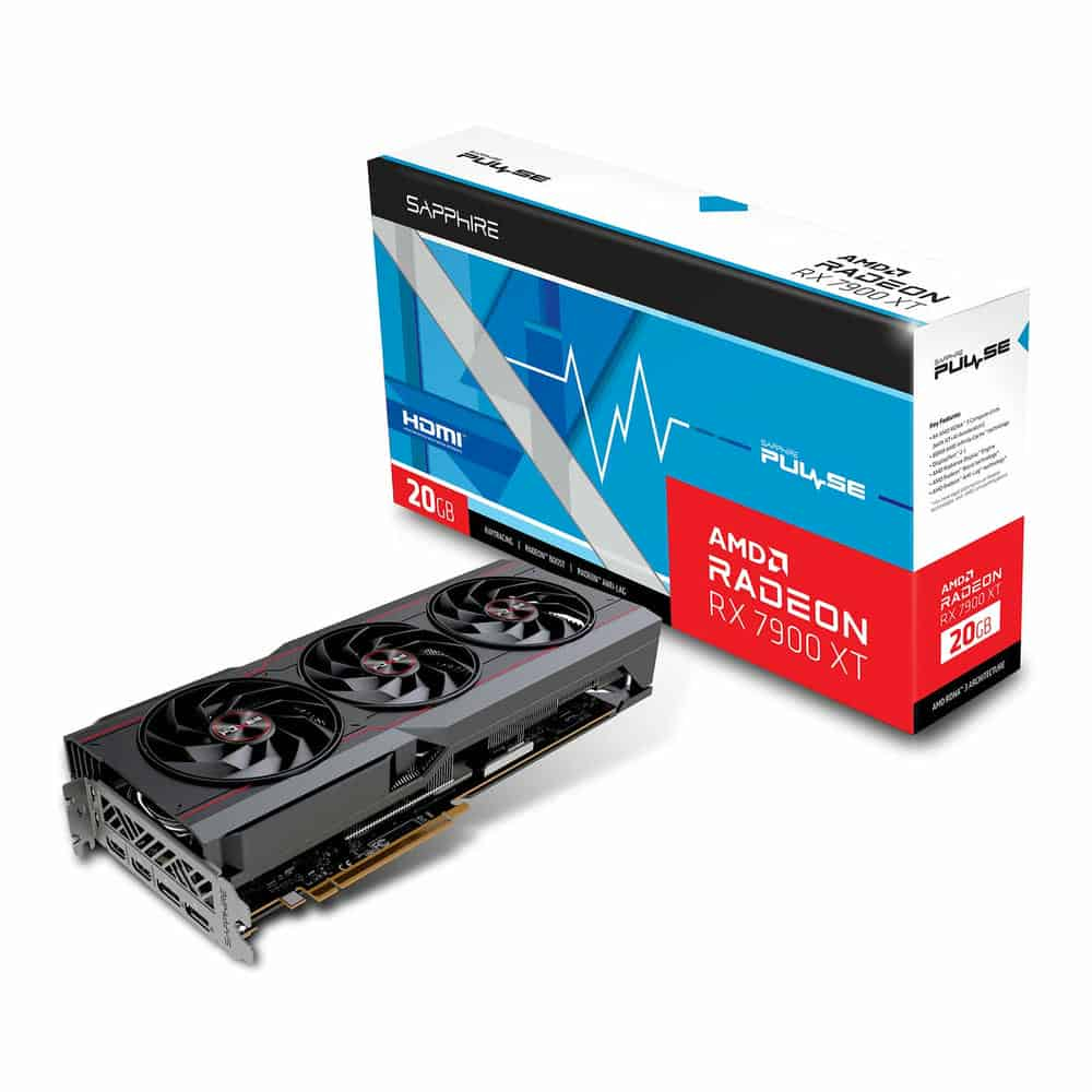 Sapphire AMD Radeon RX 7900 XT PULSE 20GB Graphics Card